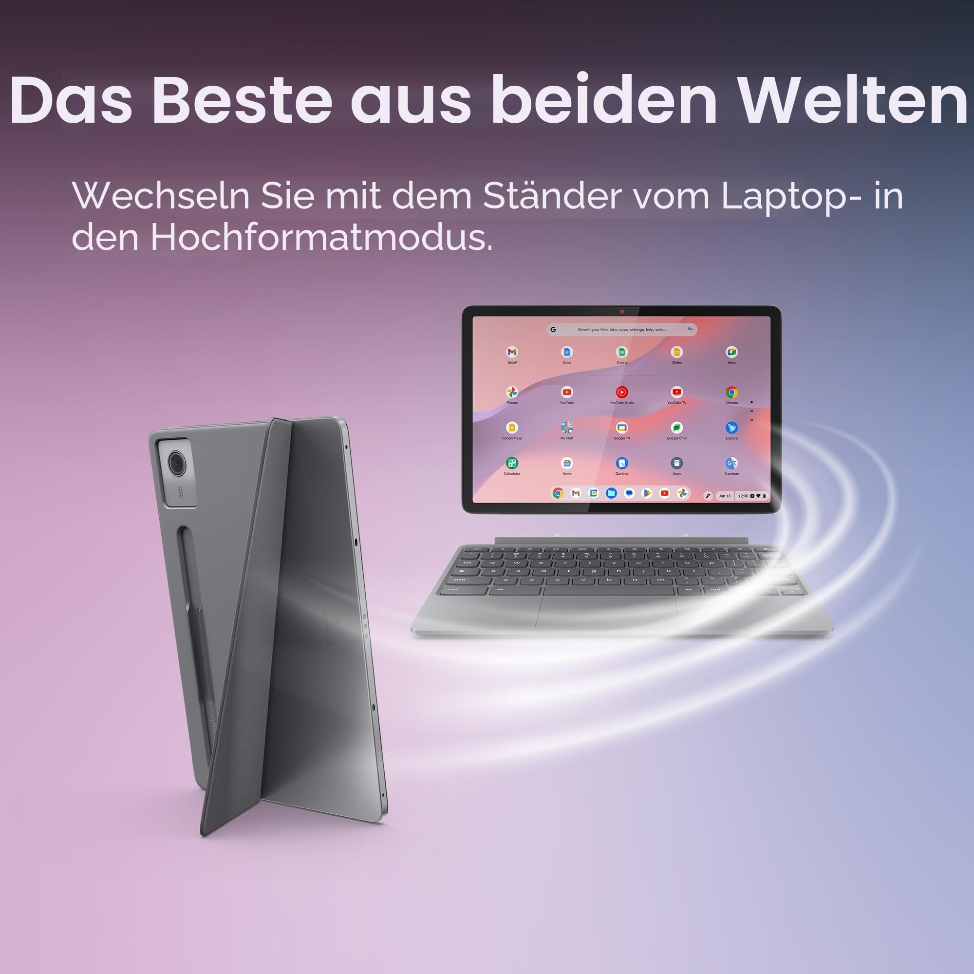Lenovo IdeaPad Chromebook Duet | 11 Zoll FHD+ 1200p Laptop